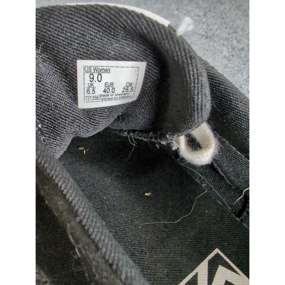 VANS Authentic Black White Canvas Shoes Sneakers Women's Size 9 - Picture 7 of 9